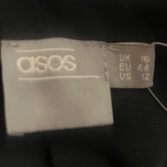 ASOS Fit and Flare V Neck Collared Mini Dress - Picture 12 of 14